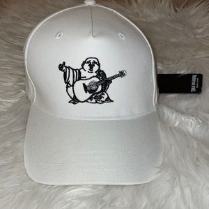 true religion never worn white Buddha cap, NWT
